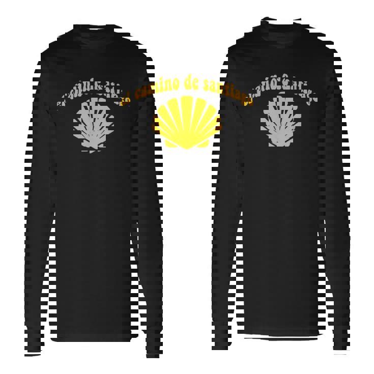 ホタテ貝 カミノ デ サンティアゴ 長袖Tシャツ