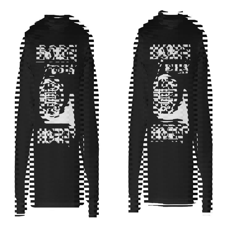 ホルン クラシックオーケストラ ホルニスト フレンチホルン 吹奏楽 長袖Tシャツ