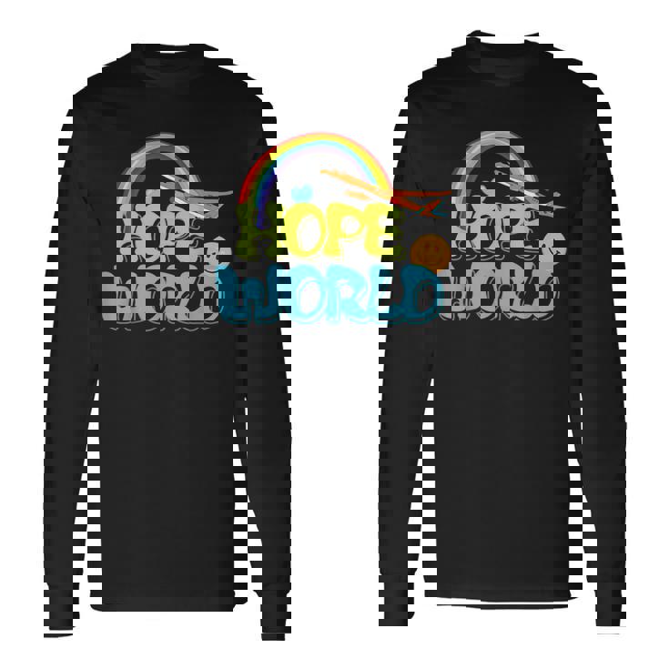 ホープレインボーワールド 長袖Tシャツ