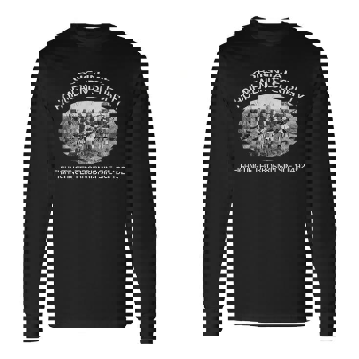 ホームランドセキュリティシャツ。 テロとの戦い。ネイティブアメリカン 長袖Tシャツ