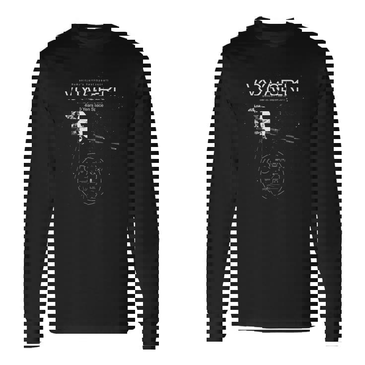 ボイジャー1-人類最遠宇宙船-宇宙40年 長袖Tシャツ