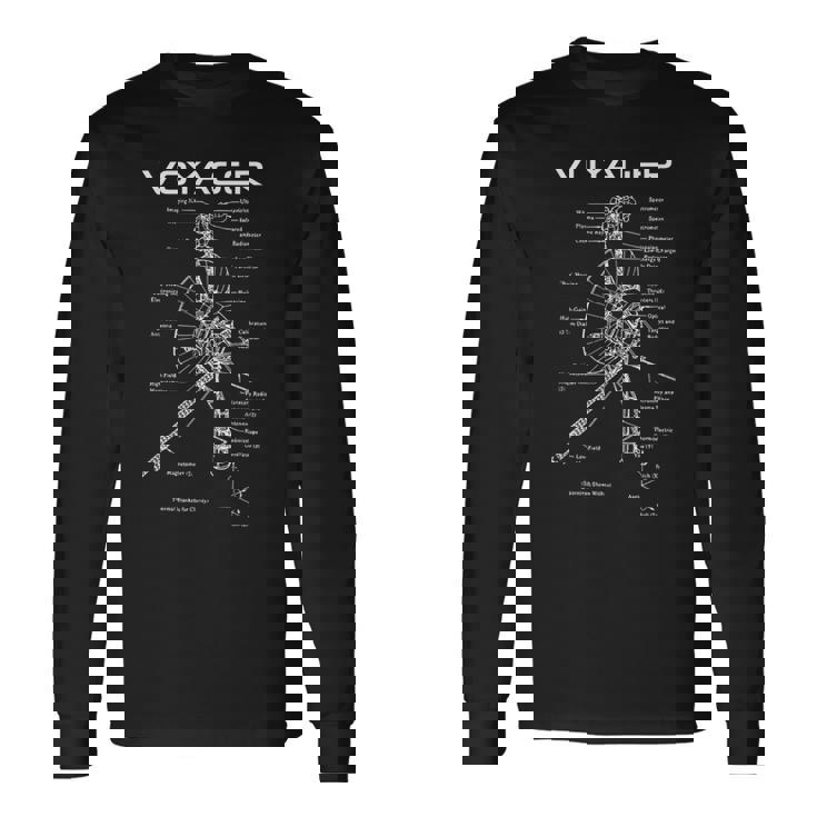 ボイジャー図 長袖Tシャツ