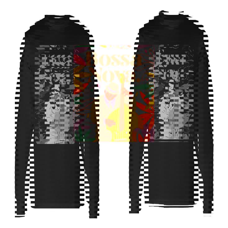 ボサ・ノヴァ・サンバ ミュージック ジャズ ブラジル ブラジル リオデジャネイロ 長袖Tシャツ