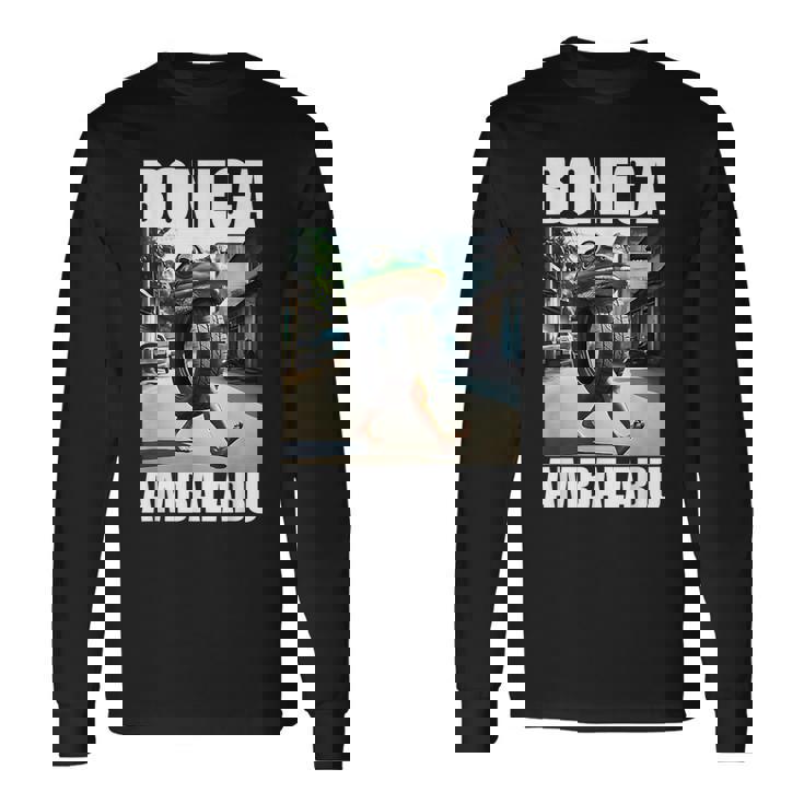 ボネカアンバラブ-イタリアンブレインロットミーム 長袖Tシャツ