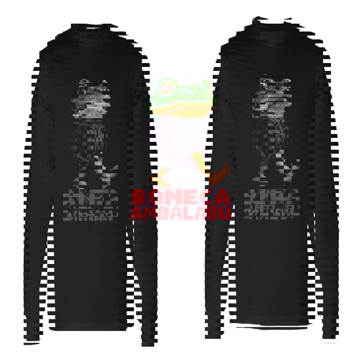 ボネカアンバラブ-イタリアンブレインロットミーム 長袖Tシャツ