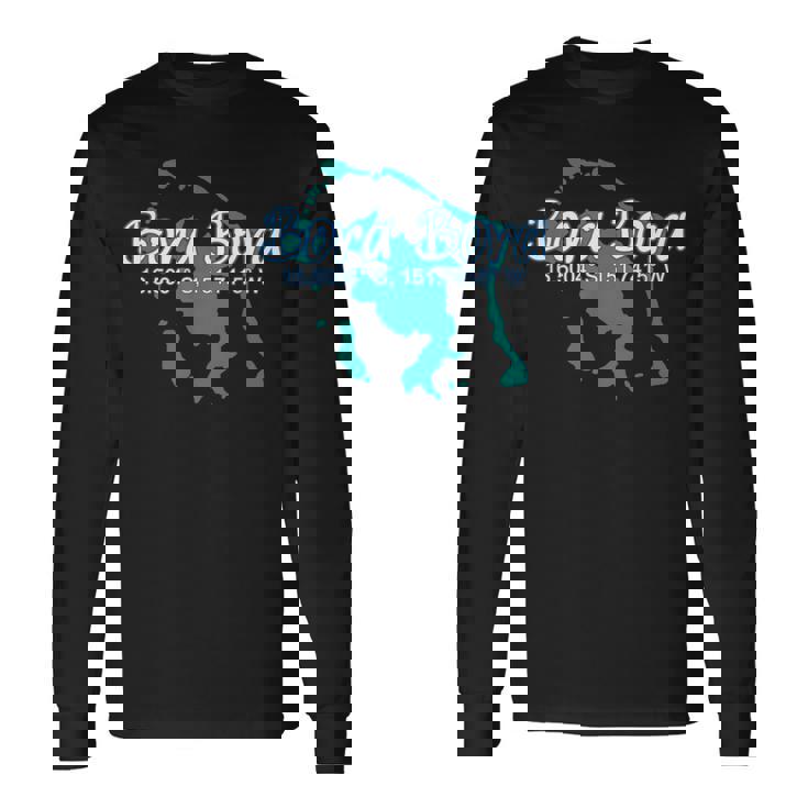 ボラボラ島のコーディネート、観光休暇。 長袖Tシャツ