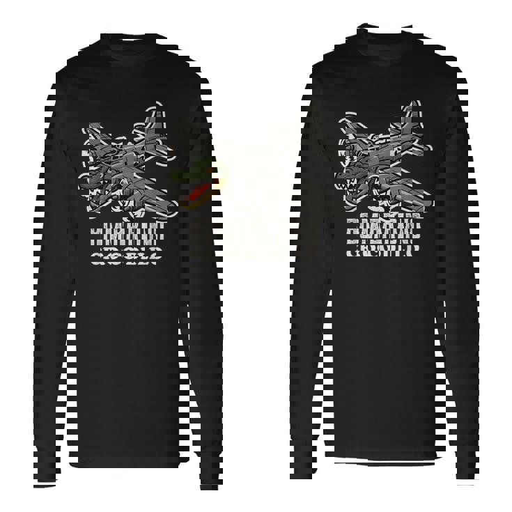 ボンバルディーノ クロコディージョ イタリアン ブレイン ロット 動物 ミーム 長袖Tシャツ