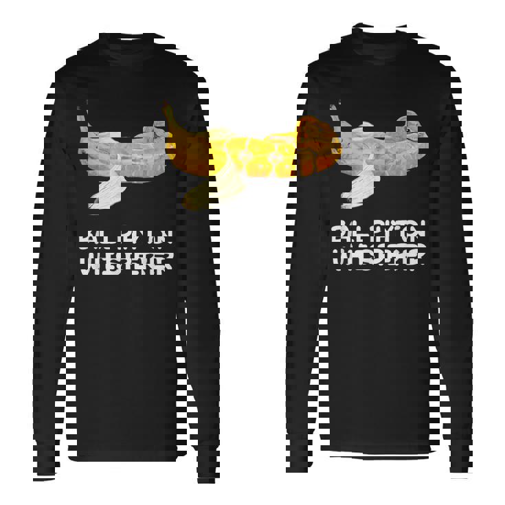 ボールパイソン ささやき蛇 爬虫類 爬虫類 バナナ 長袖Tシャツ