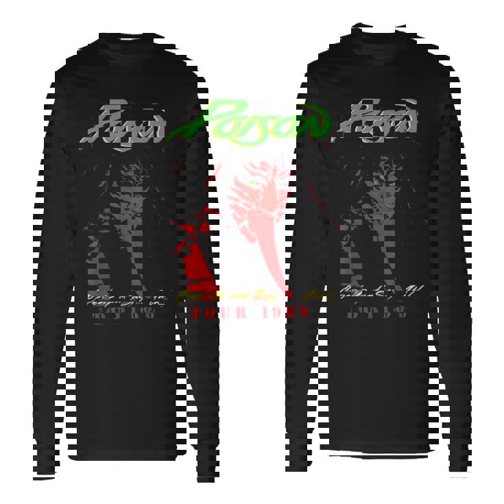 ポイズン Poison Tour 1989 長袖Tシャツ