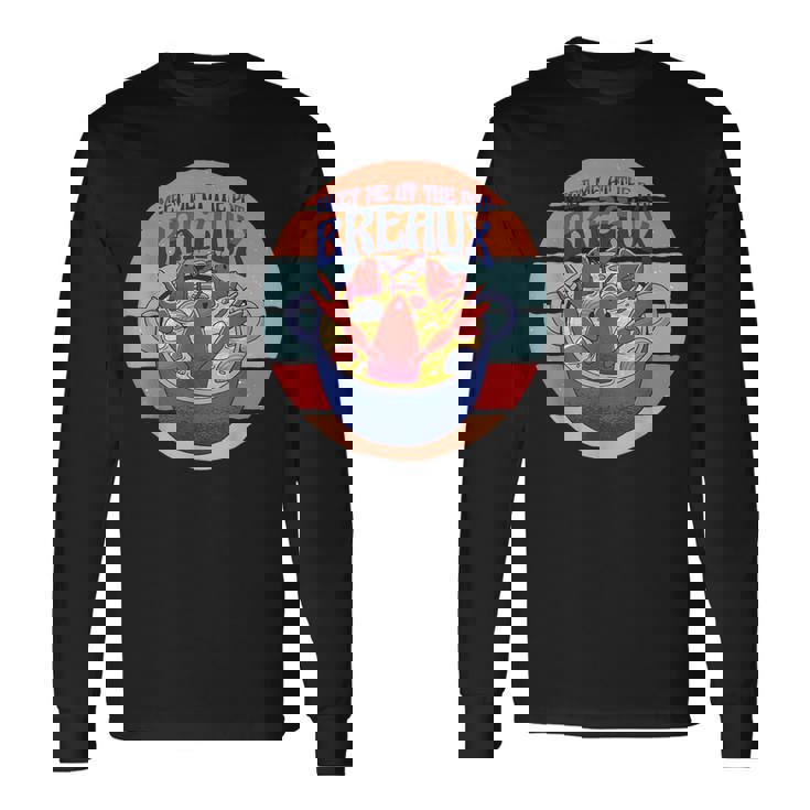 ポット ロブスター ザリガニ マッドバグ シーフード ロブスターで会いましょう 長袖Tシャツ