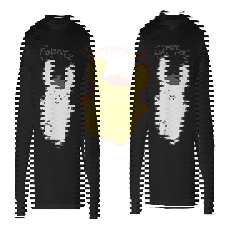 ポムポムプリン ジャンプ ダークカラー 長袖Tシャツ