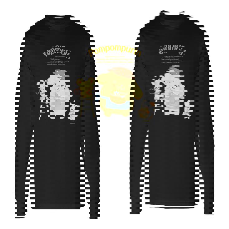 ポムポムプリン ハピネスマイルーム 長袖Tシャツ