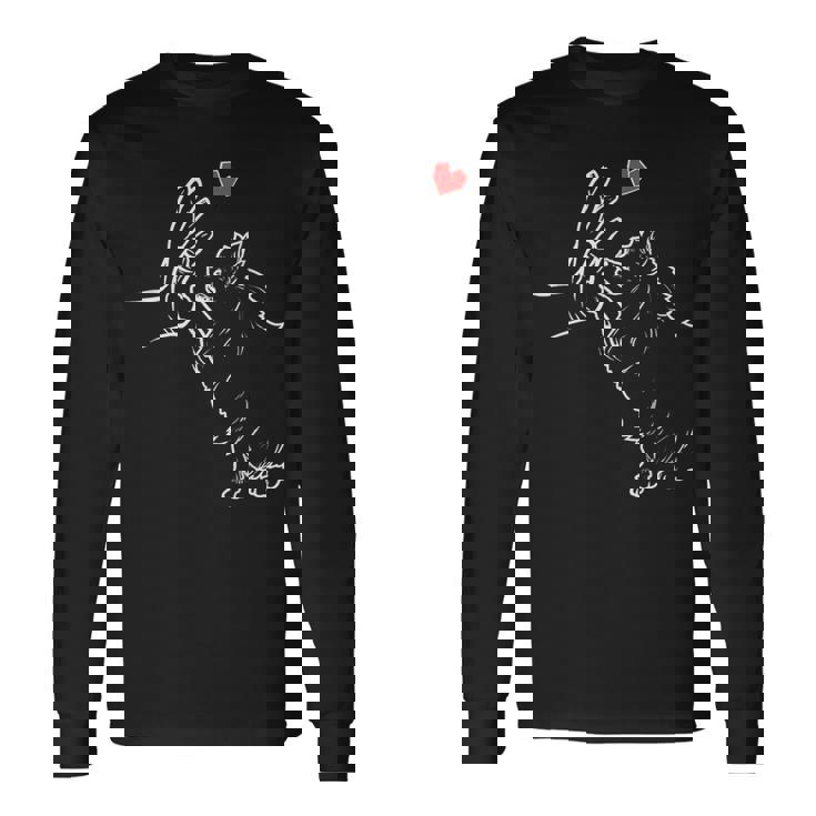 ポメラニアン愛犬かわいいポメラニアン 長袖Tシャツ