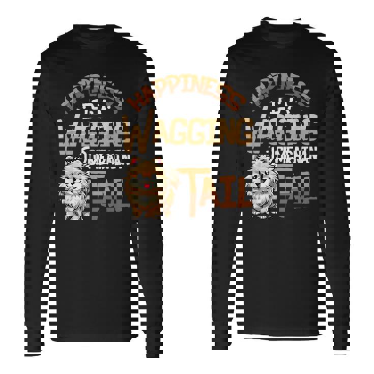 ポメラニアン犬種ポメラニアン 長袖Tシャツ