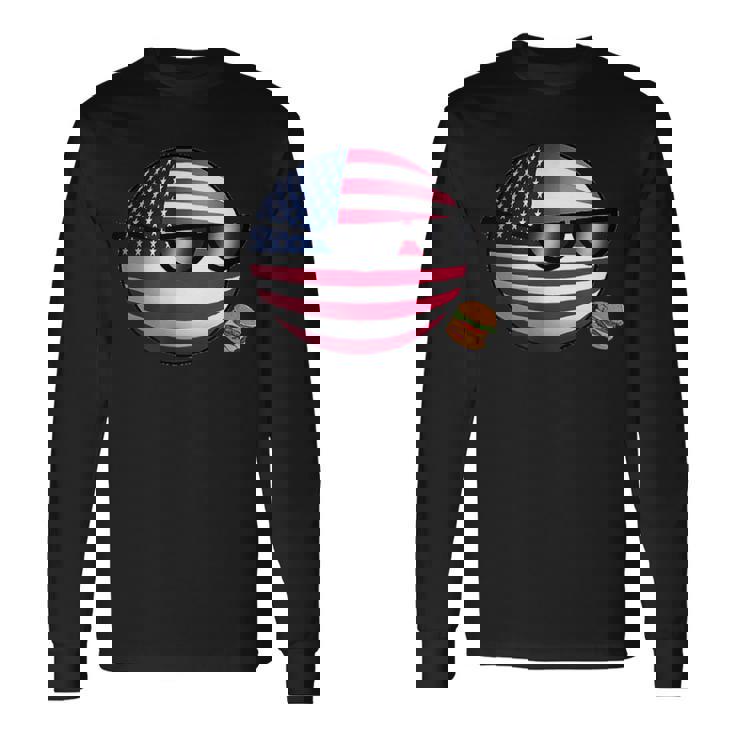 ポーランドボールusa 長袖Tシャツ