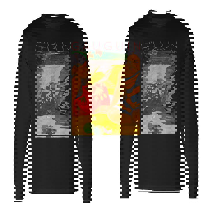 ポールゴーギャン-パラウアピ-どのようなニュース 長袖Tシャツ