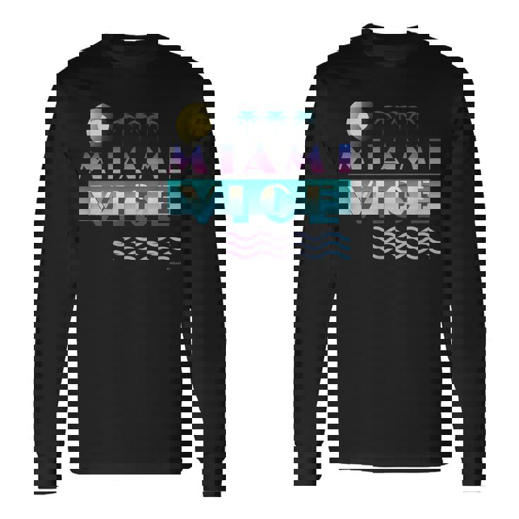 マイアミ・バイス Gradation 長袖Tシャツ