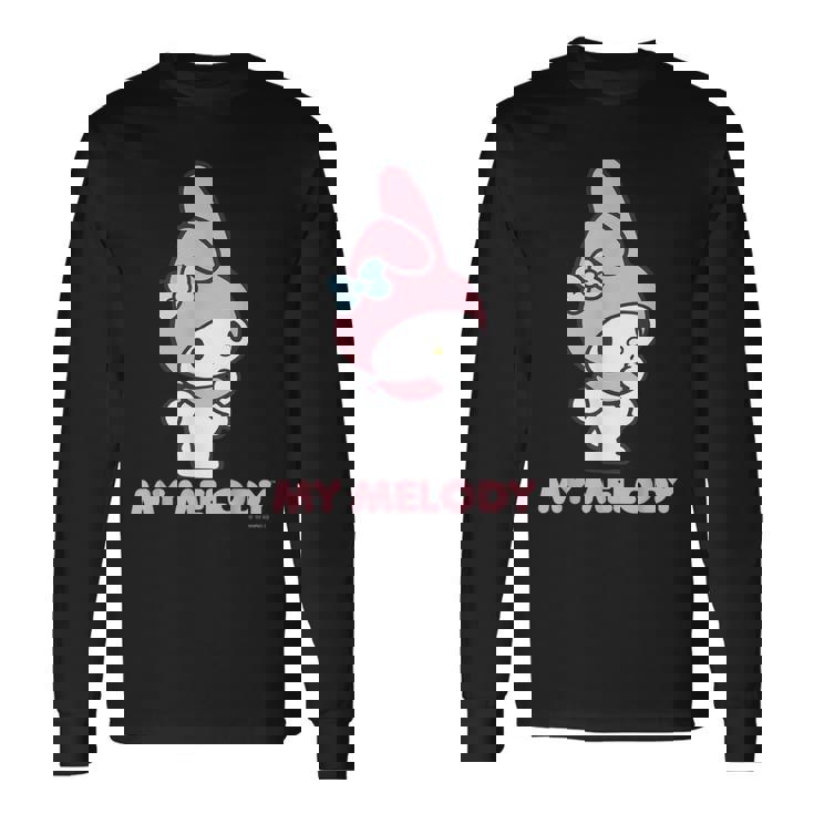 マイメロディ Usデザイン ふりむき 長袖Tシャツ