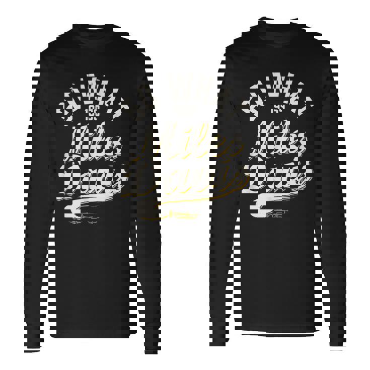 マイルス・デイヴィスo What Collegiatecript 1959 長袖Tシャツ