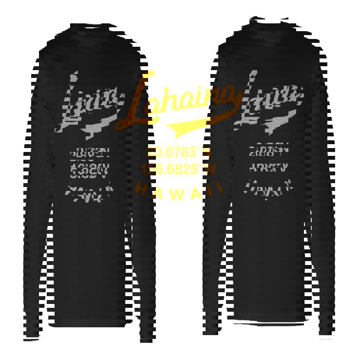 マウイ ラハイナ ハワイ レトロ ハワイアン 長袖Tシャツ