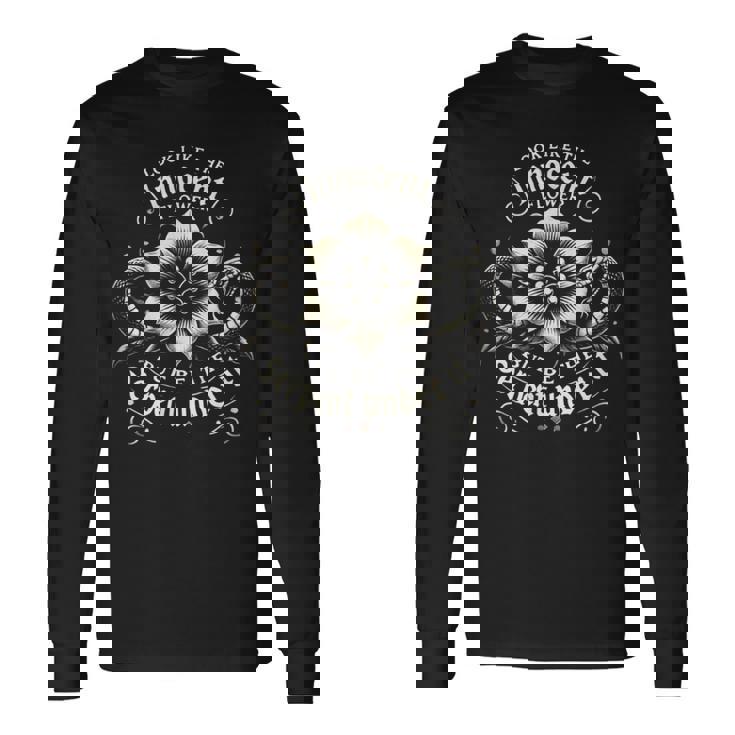 マクベス・ルック・ライク・ザ・イノセント・フラワー・シアター・ミュージカル 長袖Tシャツ