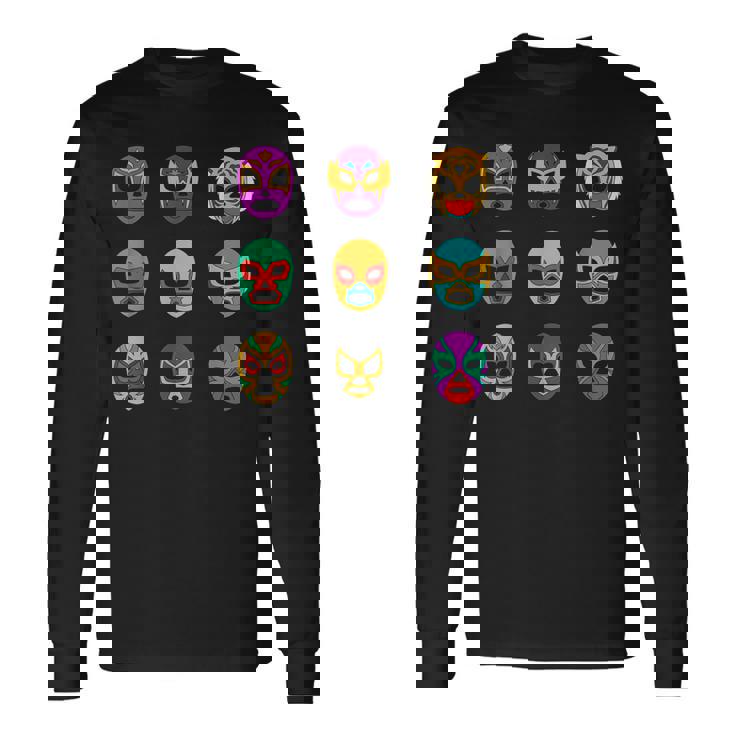 マスク・オブ・レジェンド レトロ・ルチャ・リブレ 長袖Tシャツ