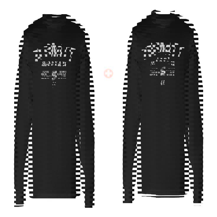 マッターホルン ツェルマット スイス スイス スヴィッツェラ スヴィズラ オールドスクール 長袖Tシャツ