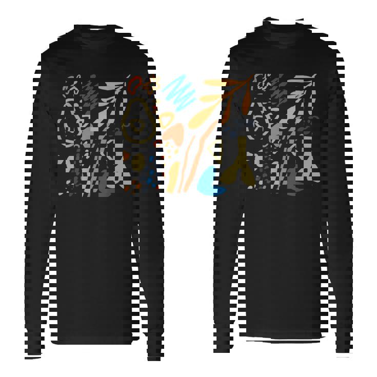 マティス 絵画 美的 アート 花 抽象 秋 長袖Tシャツ