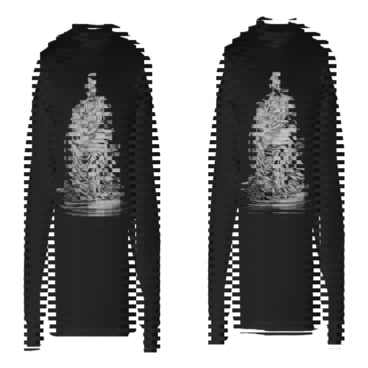 マドンナ・デッラ・ピエタ ミケランジェロ 長袖Tシャツ