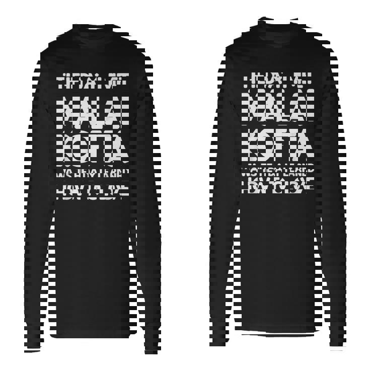 マライ・コフタと出会った日-マライ・コフタ 長袖Tシャツ