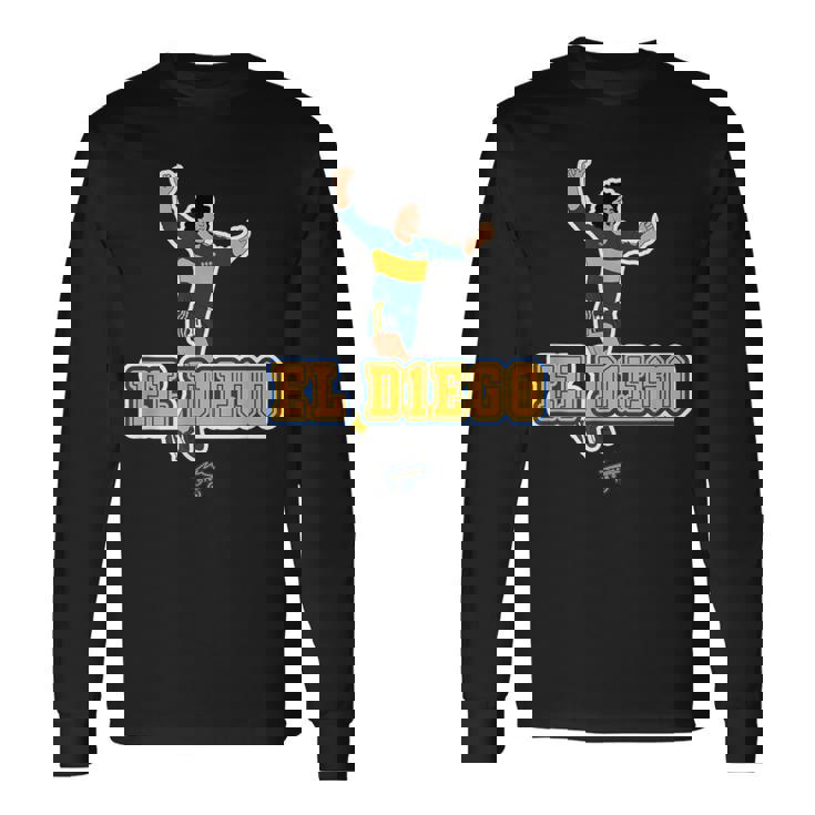 マラドーナ エル ディエゴ ボカ 長袖Tシャツ ギフトのアイデア