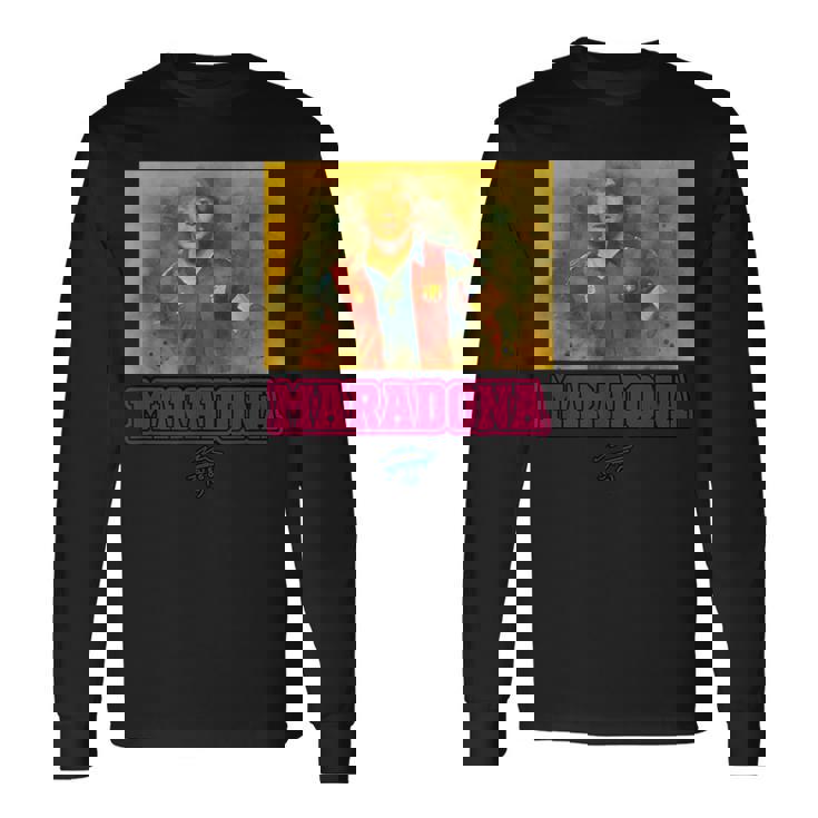 マラドーナ バルセロナ 長袖Tシャツ