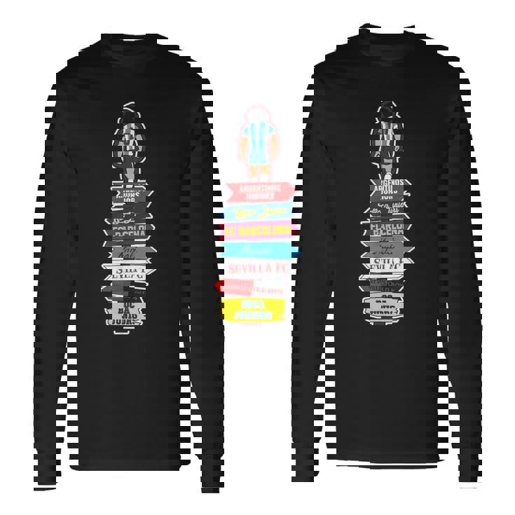 マラドーナクラブトゥーン 長袖Tシャツ ギフトのアイデア