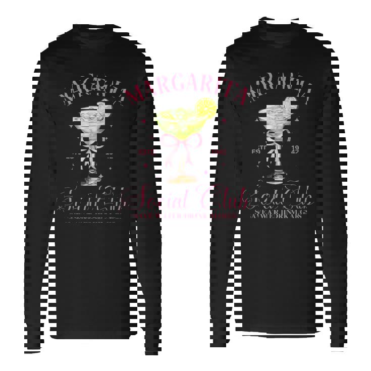 マルガリータ社交クラブ テキーラ カクテルクラブ ドリンク 長袖Tシャツ