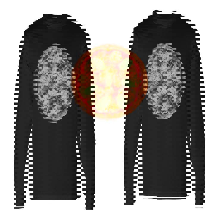 マルゲリータピザ 長袖Tシャツ