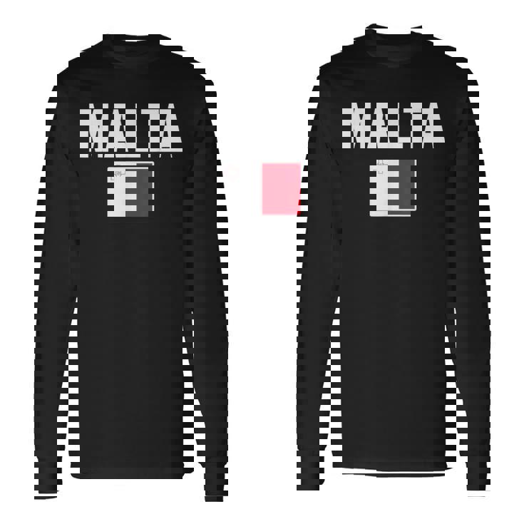 マルタ マルチーズ ティーフラッグ お土産ギフト 長袖Tシャツ