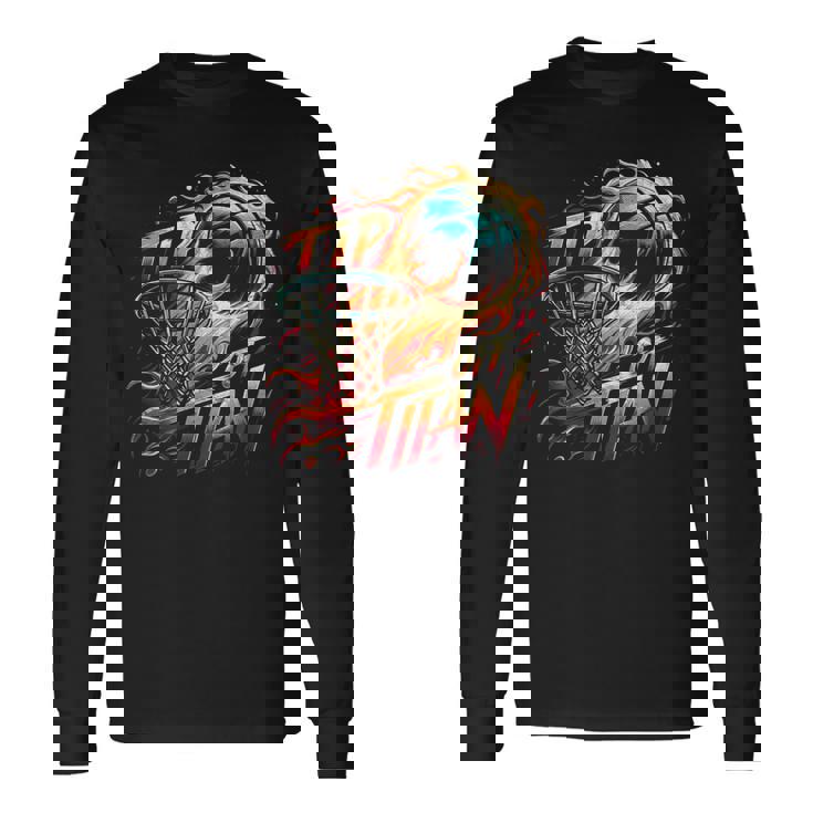 マーチ カレッジ バスケットボール トーナメント ティップオフ タイタン B-ボール 長袖Tシャツ