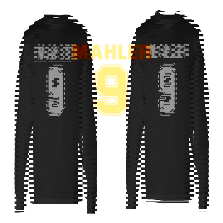 マーラー 第9番 交響曲 楽しいスポーツ 長袖Tシャツ