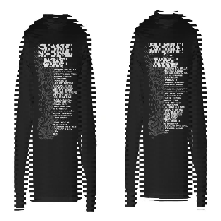ミゲル アルケランジェル オラリオン サン・セント・マイケル スペイン語 エスパノール 長袖Tシャツ