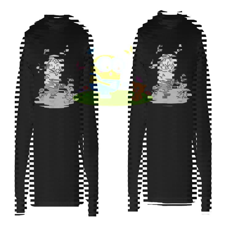 ミニオンズ ボブ&ティム バタフライ ピクニック 前後 長袖Tシャツ
