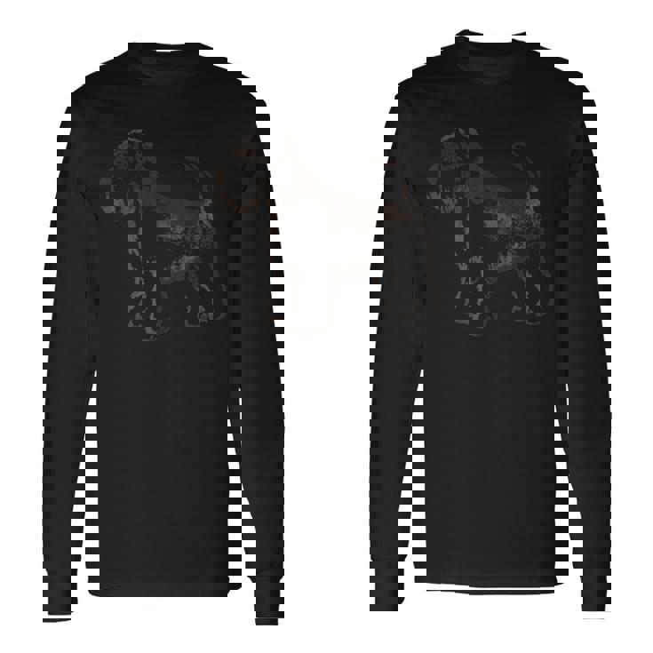 ミニチュア シュナウザー 犬 長袖Tシャツ