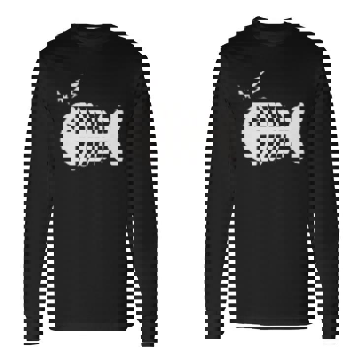 ミニフィッシュボーン 長袖Tシャツ