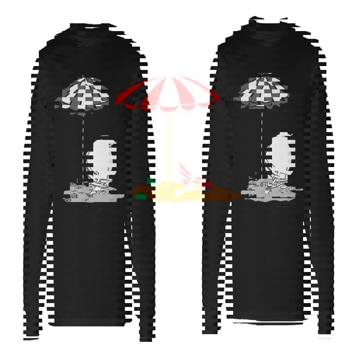 ムーミン ビーチで着替え 長袖Tシャツ