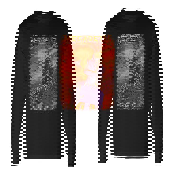 メガデス スケルトン不動産業者 長袖Tシャツ