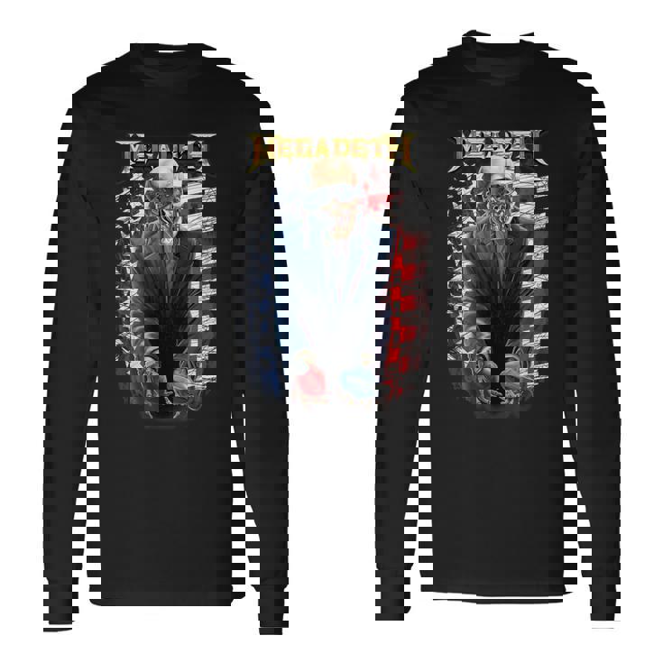 メガデス 振るう手榴弾 長袖Tシャツ