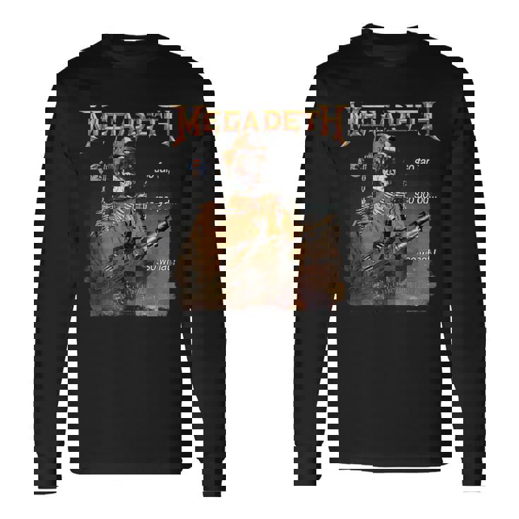 メガデス -O Faro Goodo What Nuclear 長袖Tシャツ