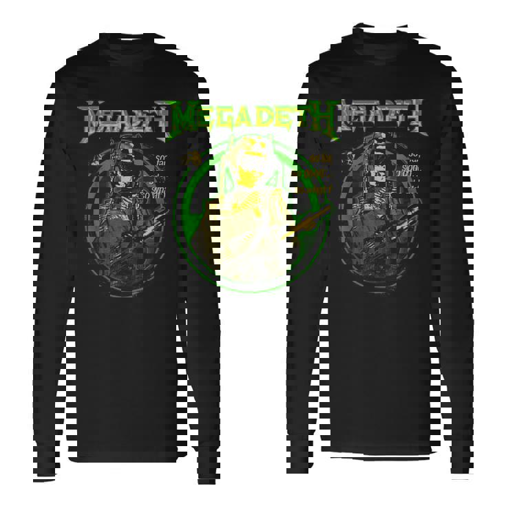 メガデス -O Faro Goodo Whatoldier 長袖Tシャツ