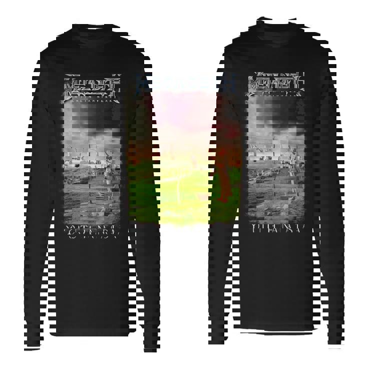 メガデス-ユーサナシア 長袖Tシャツ