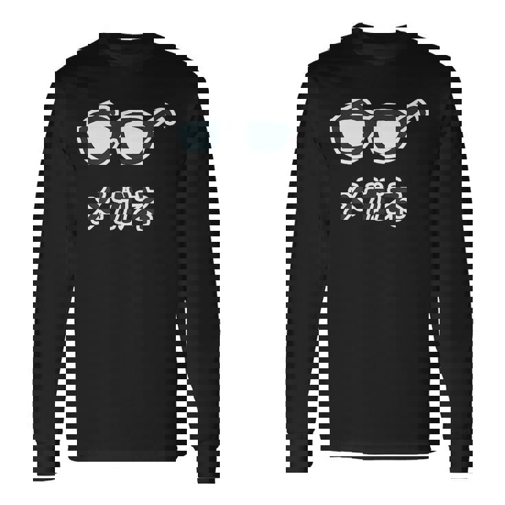 メガネ 眼鏡【変なtシャツ屋さん】 シンプル 手書き ゆるくて かわいい 面白い メッセージ デザイン 長袖Tシャツ ギフトのアイデア