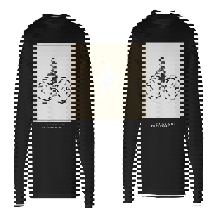 メガネでかけ回る 長袖Tシャツ